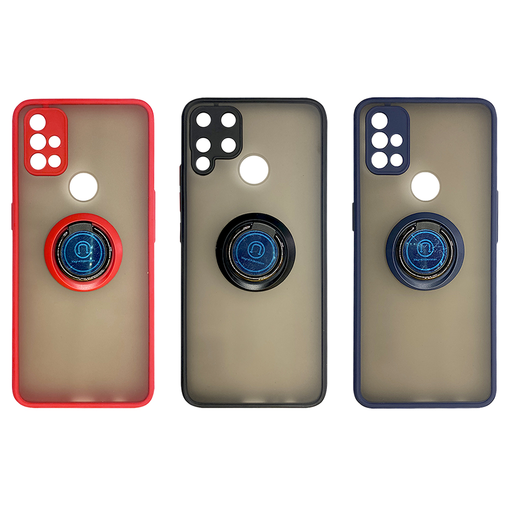Protector Rigido Humo Con Popsocket Samsung A72 5G