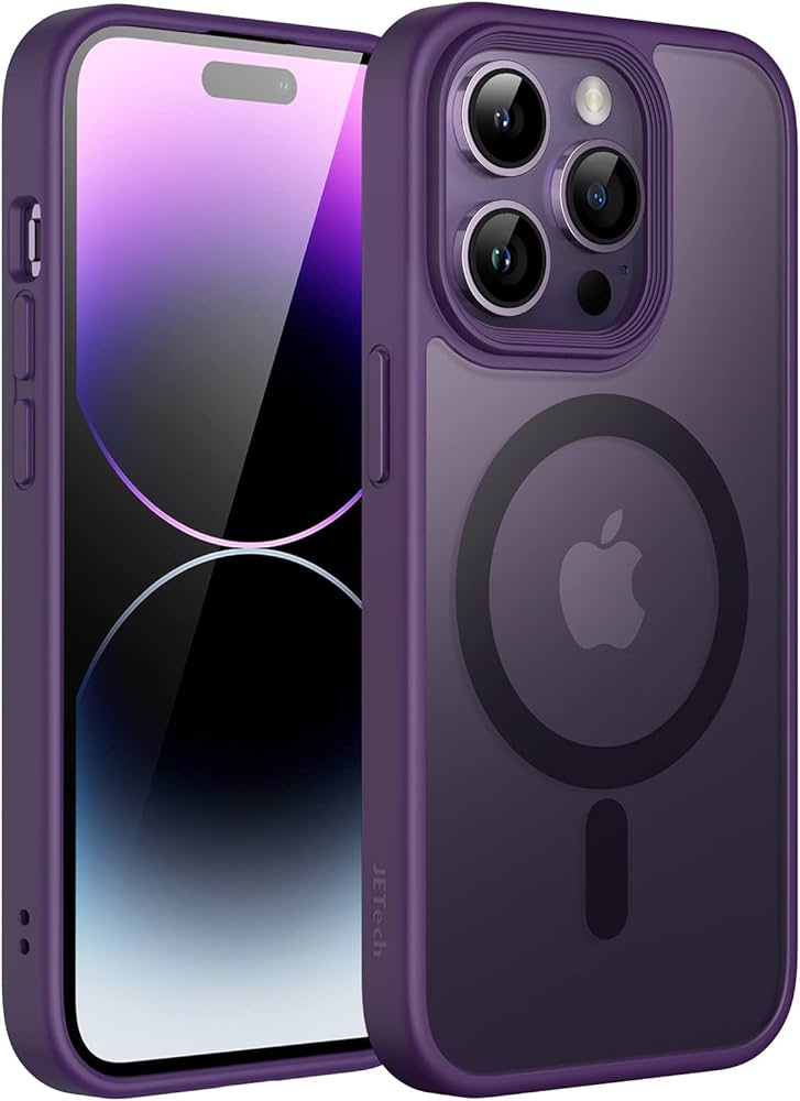 Protector Silicase Magsafe Iphone 15 Pro Max Morado