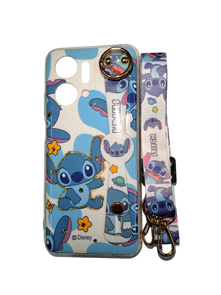 Protector Jelly Diseño Con Correa y Cristal Templado Samsung S23 Fe