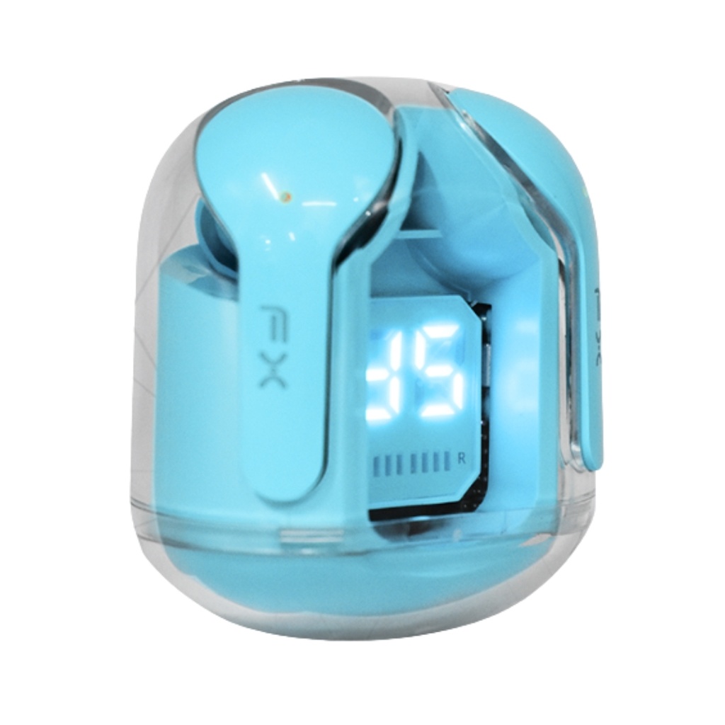 Audífonos Inalámbricos FX. Con Display Resistente Al Agua Mod. Ear-I114BT 