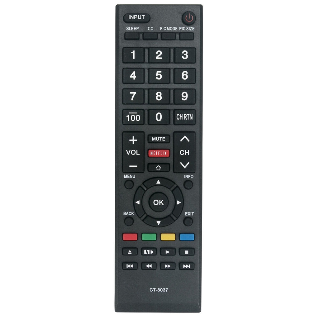 Control Remoto Para Smart Tv Toshiba Mod. CT-8037