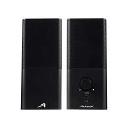 Bocina Para Computadora Acteck Impulse Alimentacion Usb A 2x3w + Coneccion 3.5mm + Control De Volumen Advanced Series Mod. Ac-922043