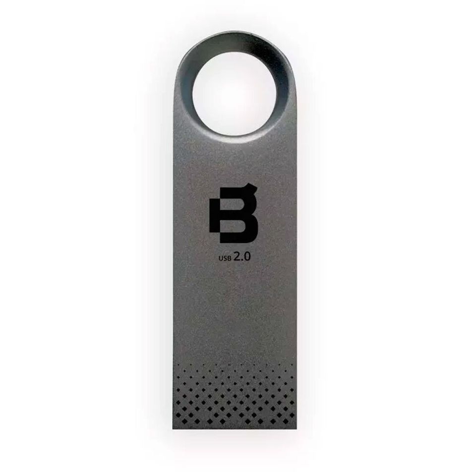 Memoria Usb Blackpcs 16 Gb Mod. MU2108 Plata Metal