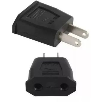 [CLAVEURNG013] Adaptador Clavija Europea Negro