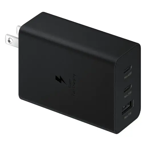 [8806090973369] Cargador Trio Entrada Usb-C 65W Mod.EP-W23 Blanco/Negro