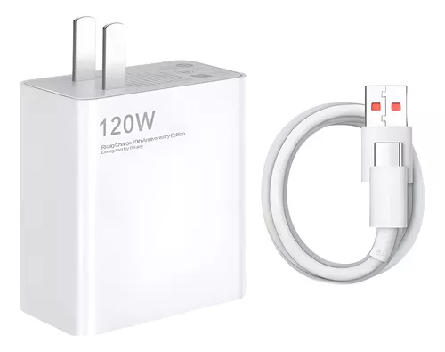 [MDY12ED015] Cargador Turbo Xiaomi Entrada Usb 120W Mod.MDY-12-ED Blanco