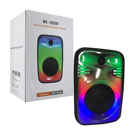 [MS1762BT012] Bocina Bluetooth con Luz Rgb Fx Mod. MS-1762BT