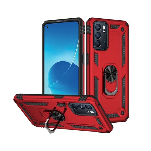 [DOPOPHWY9A002RJ] Protector Doble con Popsocket Huawei Y9a Rojo