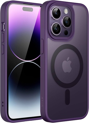 [SILIMAGIPH15PROMAX008MR] Protector Silicase Magsafe Iphone 15 Pro Max Morado