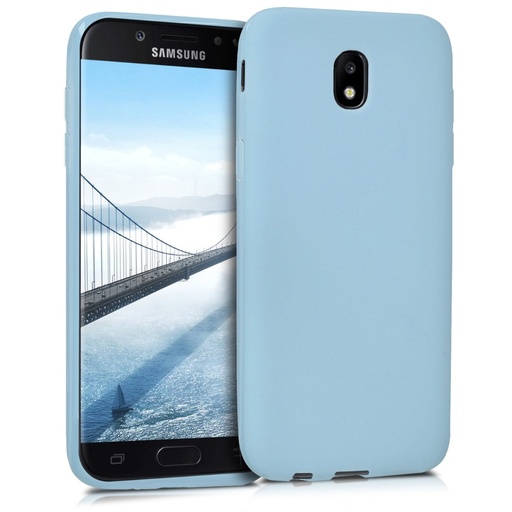 [360SILISAMJ5PROAZ] Protector 360 Silicon Samsung J5 Pro Azul