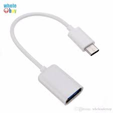 [CV8BL] Adaptador Cable USB-V8 Color Blanco