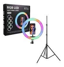 [MJ26] Aro de Luz RGB Led 10 Pulgadas Mod.MJ26 Con Tripie