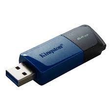 [740617326260] Memoria Usb Kingston 64Gb Mod. DTXM Azul Marino/ Negro 
