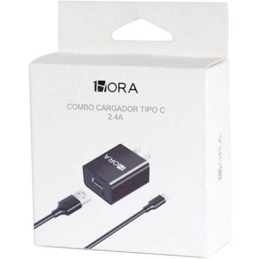 [7503028615650] Cargador 1 Hora Tipo V8 2.4A Mod. GAR124 Color Negro