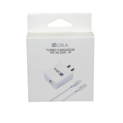 [7503032542850] Cargador De Pared Tipo C A Lightning  3.0 A 1Hora Mod. GAR154