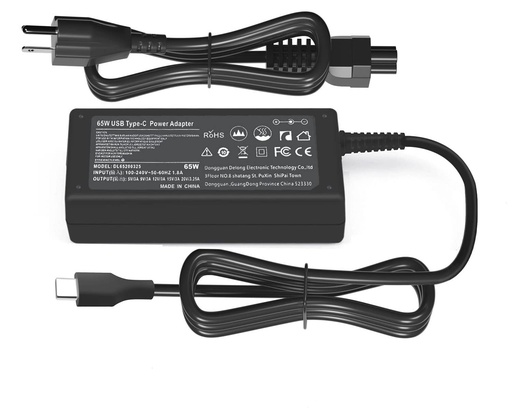 [LEN-65W-TPC] Cargador De Laptop Lenovo 65w Tipo C