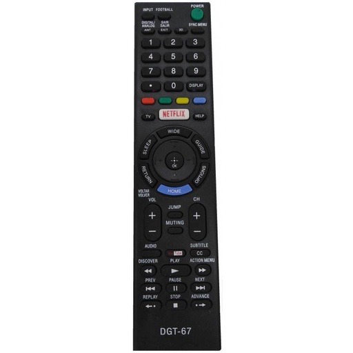 [CTSMSY02] Control Remoto Para Smart Tv Sony Mod. SNY62