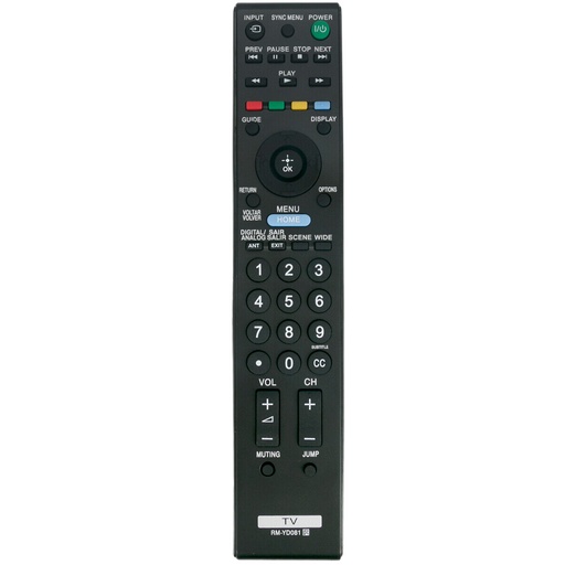 [CTSY01] Control Remoto Para Tv Sony Mod. RMT-YD081