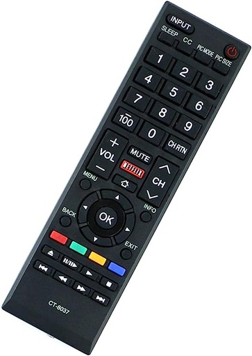 [CTTOSHIBA] Control Remoto Para Tv Toshiba Mod. TOB61