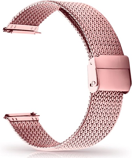 [META-38-40-41RS] Correa Extendible Para Smart Watch Metalica 38/40/41mm Rosado