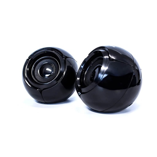 [7502266674818] Bocina Para Computadora Vorago 6w Alambrico Usb/3.5mm Negro Mod. Spk-105