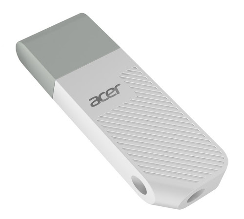 [887184014906] Memoria Usb Acer 16 Gb Mod. UP200 Blanco / Gris