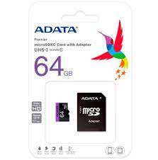 [4713435796849] Memoria MicroSD Adata 64GB Clase 10