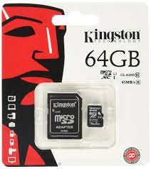 [740617298697] Memoria MicroSD Kingston 64GB Clase 10 Mod. SDCS2