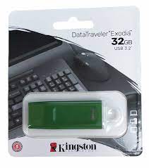 [740617322934] Memoria Usb Kingston 32 Gb Mod. KC-U2G32-7GG Verde