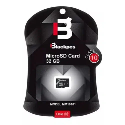 [7500462768119] Memoria MicroSD Blackpcs 32GB Clase 10 Mod. 10101