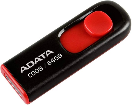 [4713435799291] Memoria Usb Adata 64 Gb Mod UV150 Negro/ Rojo