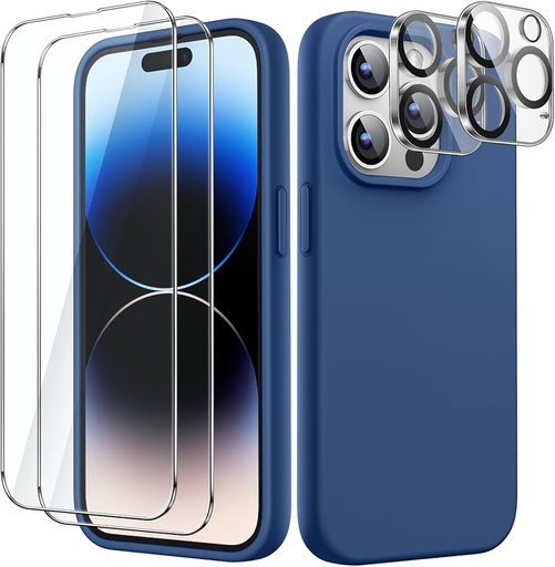 [CRILISIPH7PLUSAZ] Protector Cristal Liso Iphone 7 Plus Azul